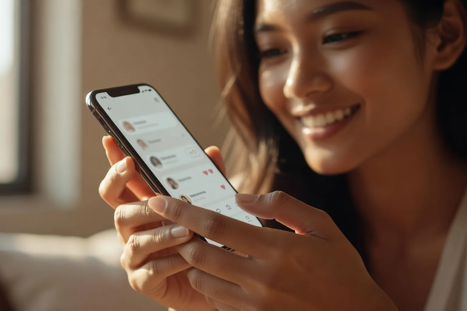 Comparatif interface mobile et desktop pour la rencontre asiatique