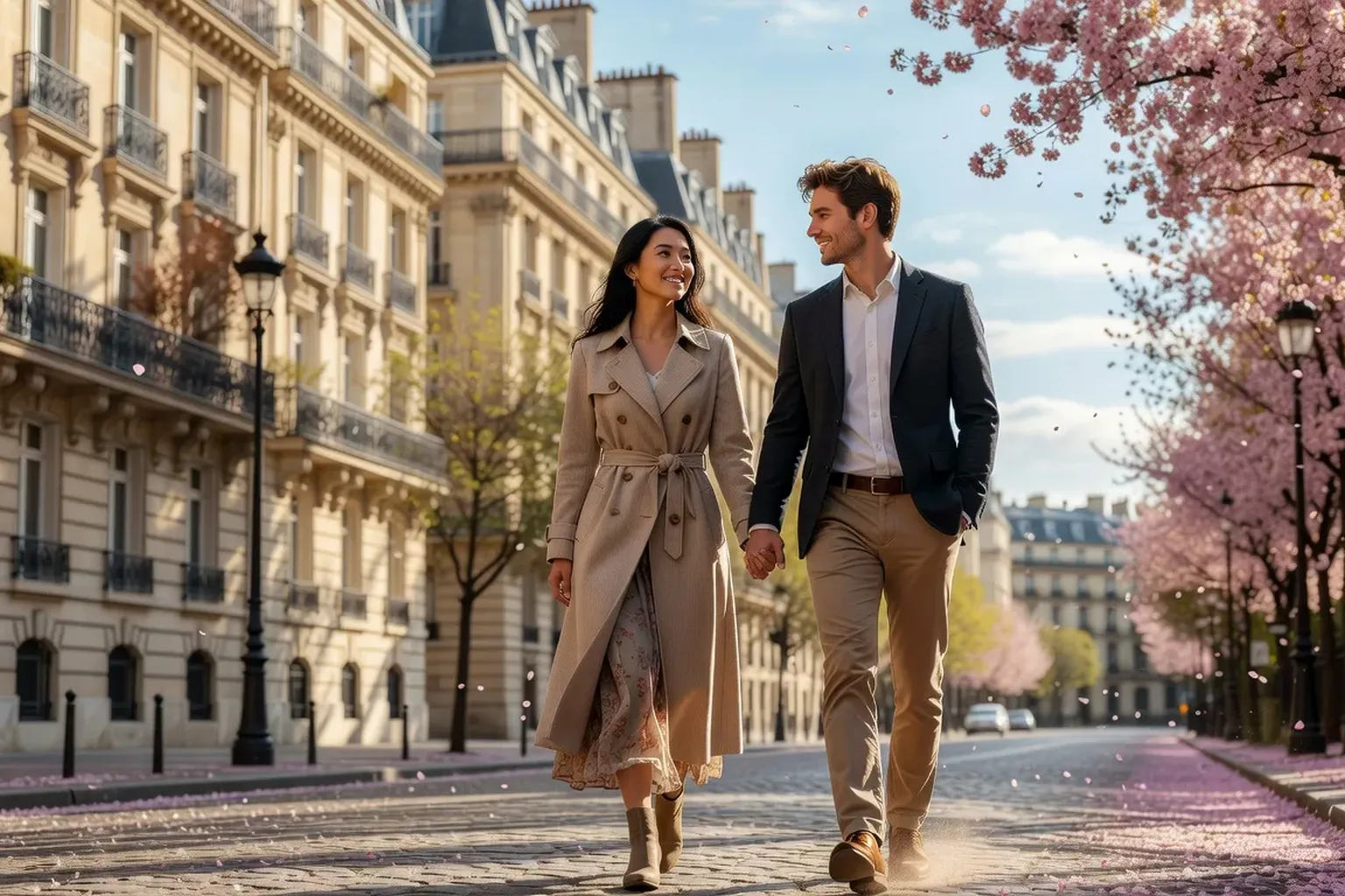 Couple franco-asiatique Paris