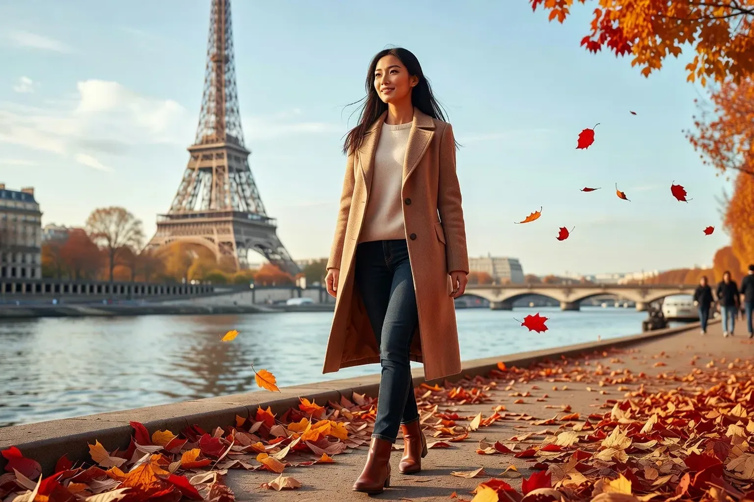 Femme coréenne à Paris