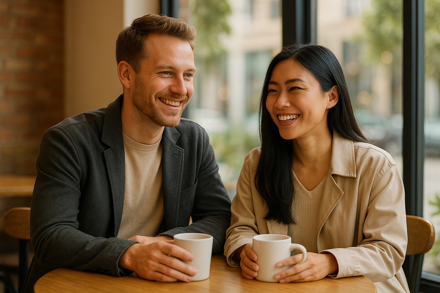 Couple asiatique en rendez-vous élégant